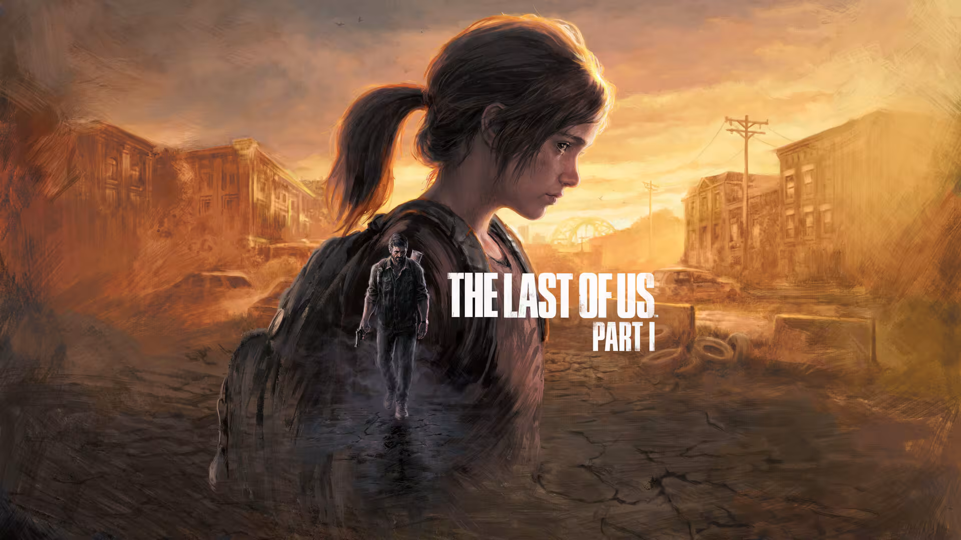 The Last of Us: Part I key art showing Ellie and Joel